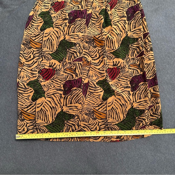 Vintage 1990s MM by Krizia Italy Exotic Zebra Wrap Skirt Size 8 (30 in) - Picture 10 of 10